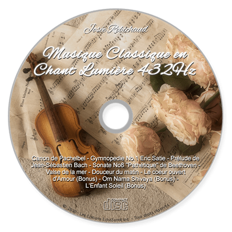 Musique classique en Chant Lumière 432Hz (CD) – Les Éditions ÉchoSanté inc..